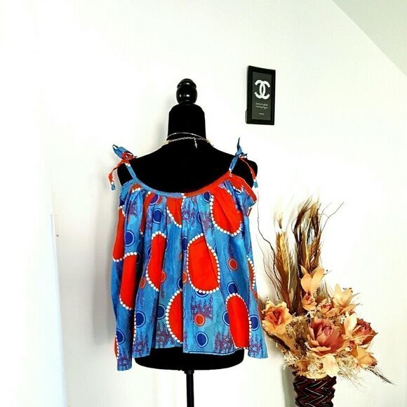 Woman King African print top - Picture 5 of 6